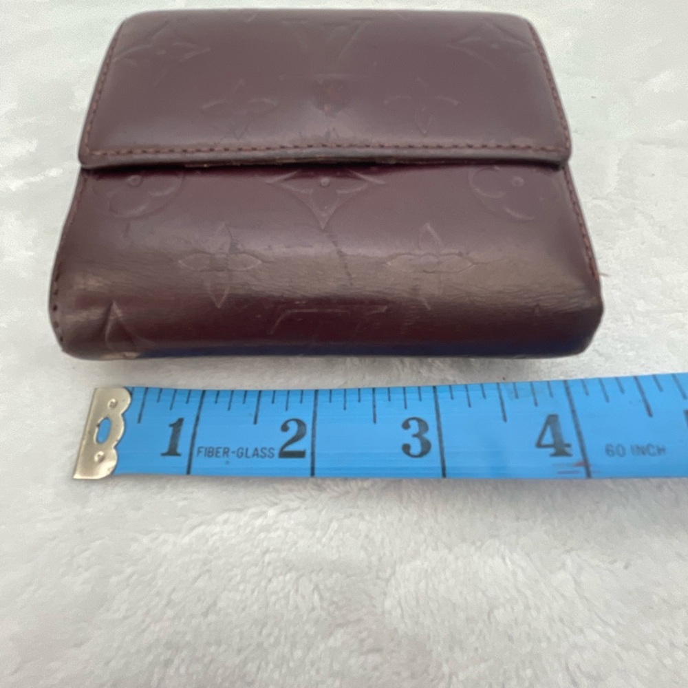 Louis Vuitton Maroon Monogram Wallet - Picture 13 of 14